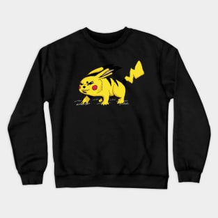 Yellow-Eletric-Mouse Crewneck Sweatshirt